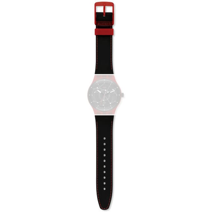 Swatch Plastic - Sistem 51 - SUT/SO30 ASUTR400 SUTR400 Sistem Red Horlogeband