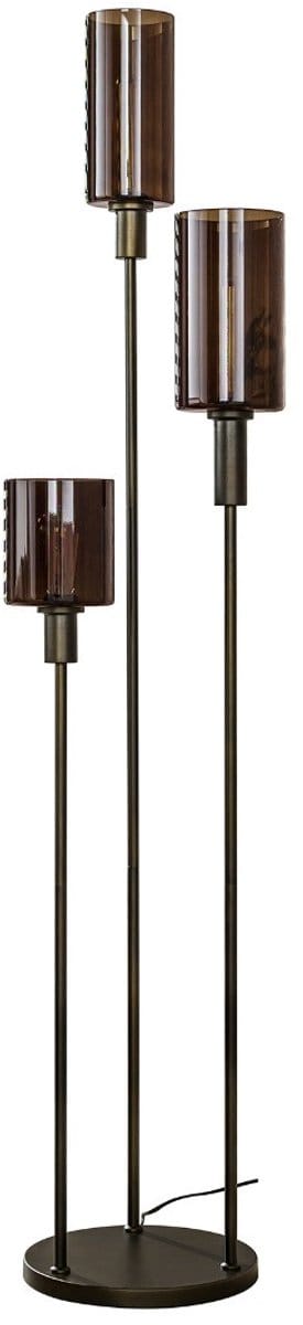 Fraaai - Lucien vloerlamp getrapt 3-lichts - sienna bruin