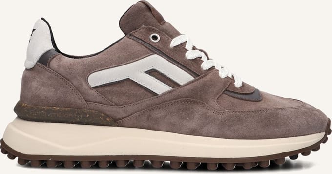 Floris Van Bommel Sfm-10139 Noppi Sneakers - Suède - Heren - Taupe - Maat 40⅔