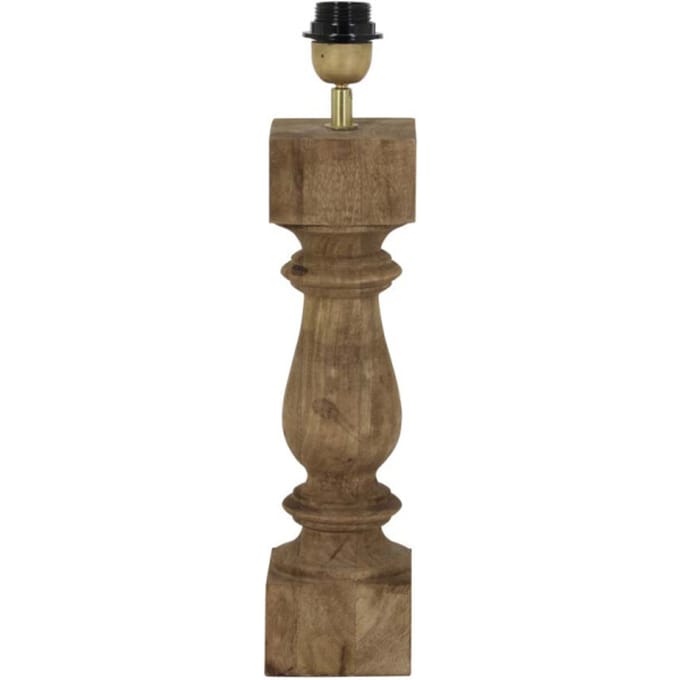 Light & Living Lampvoet CUMANI - hout weather barn - L
