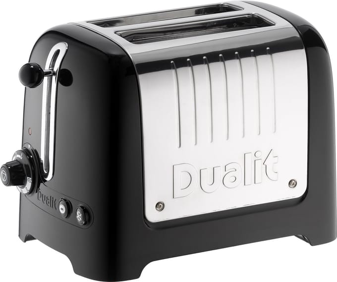 Dualit Lite Toaster Broodrooster 2-slots Zwart D26205