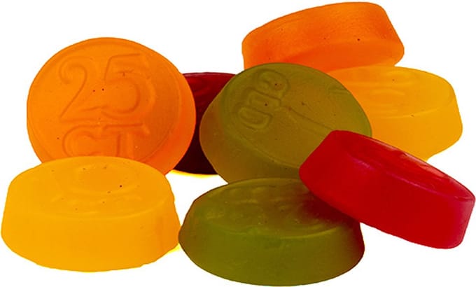 Red Band Fruitgum Munten - 6 kilo (12 x 500 gram)