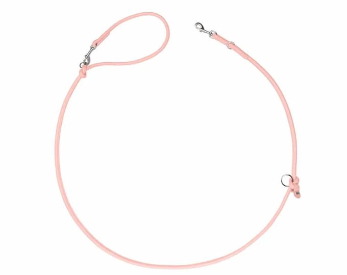 Hunter Verstelbare Hondenriem Soho Round Mini Roze 200 cm