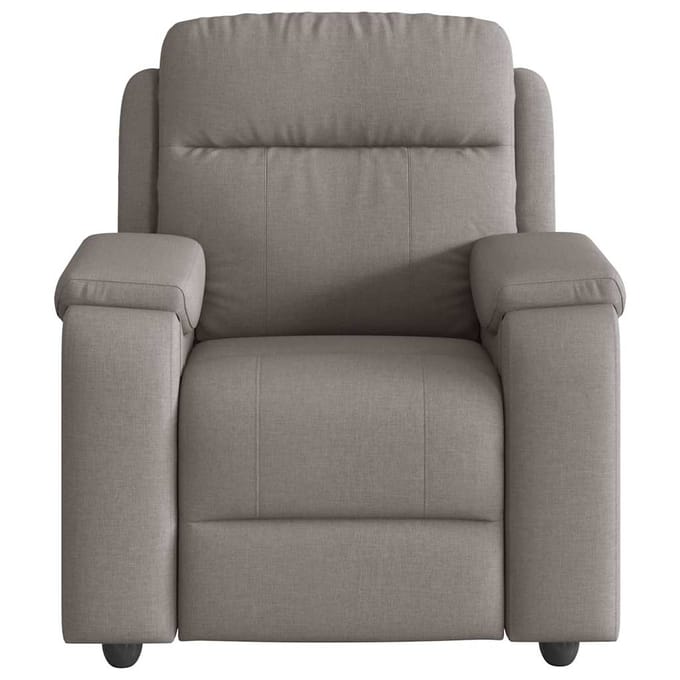 vidaXL - Massagestoel - verstelbaar - stof - taupe