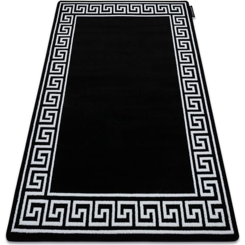 Kleden Rugsx Tapijt HAMPTON Grecos zwart 80x150 cm