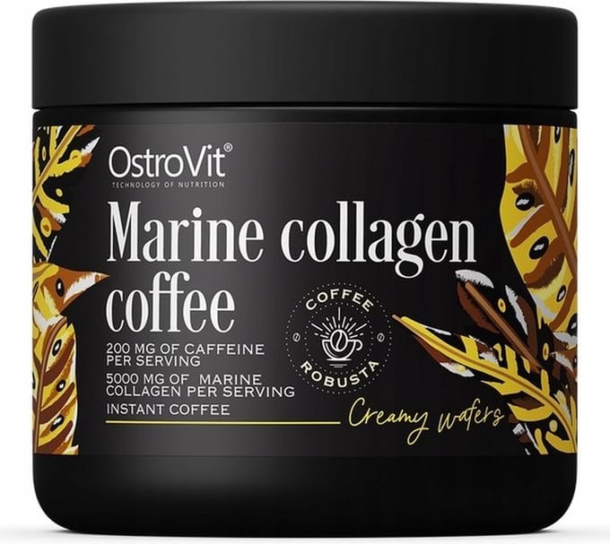 Collageen - OstroVit Marine Collageen Koffie 150 - Koffie