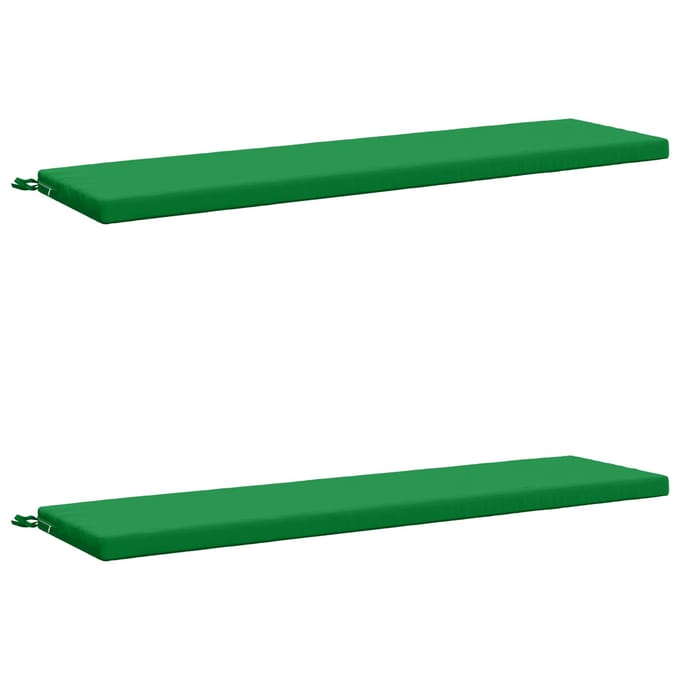 vidaXL - 2-delige - Bankkussens - SOEST - 2 - st - 100% - Polyester - Groen