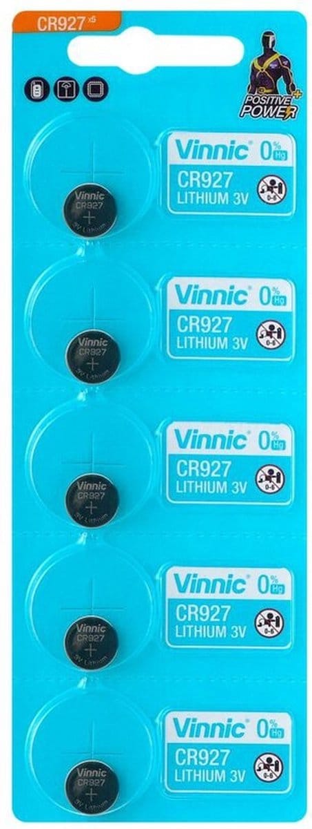 CR927 lithium knoopcel Batterijen 5 stuks