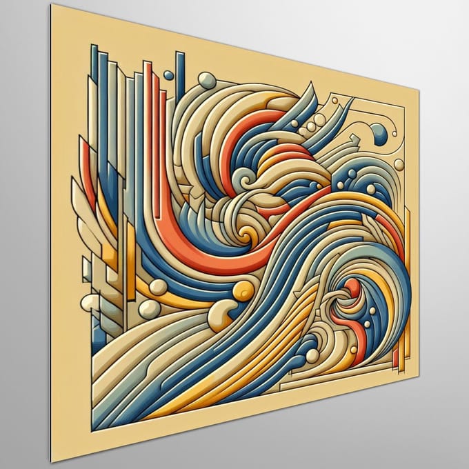 Kunstprint | Wanddecoratie | Dibond | 40 × 40 cm