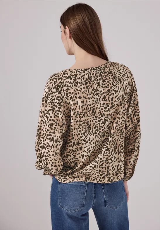 Gedessineerde raglan blouse