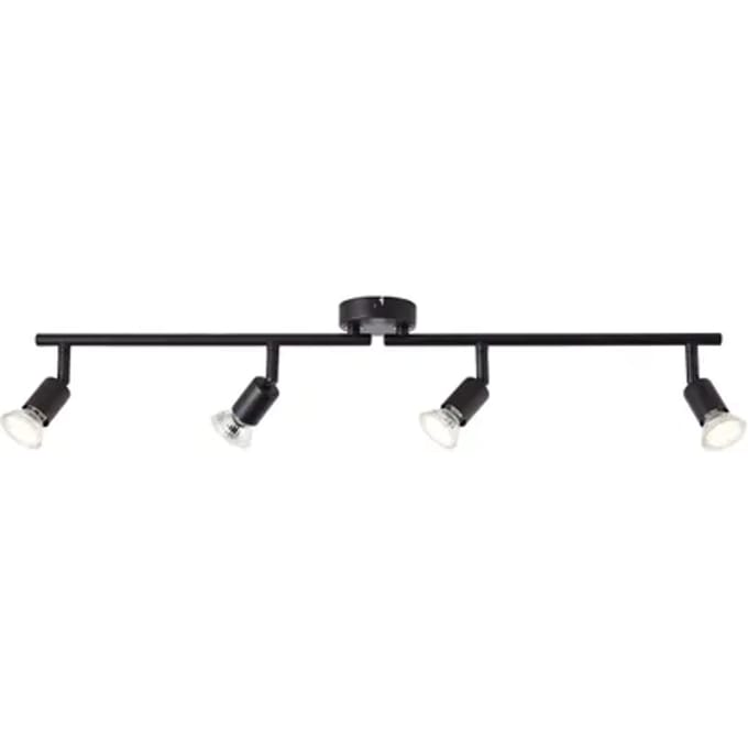 Baseline Opbouwspot Parma - Mat Zwart - 4xgu10