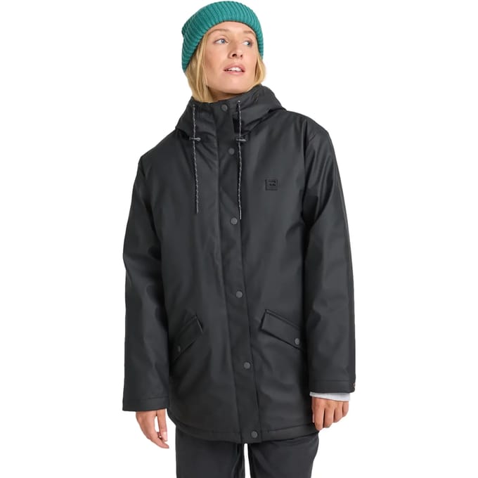Billabong Under The Rain Parka Zwart 2XL Vrouw