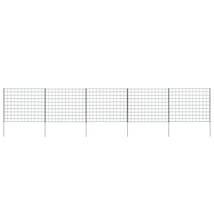 vidaXL - Schuttingset - 77,5x64 - cm - groen