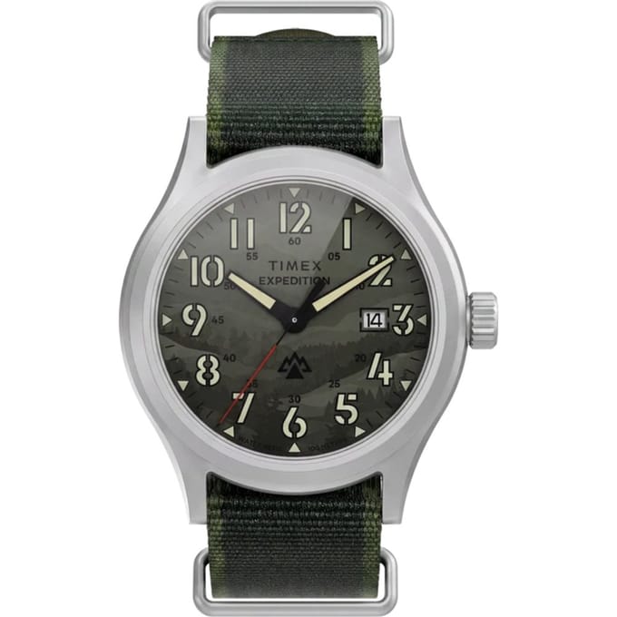 Timex Sierra TW2Y89500 Horloge - Textiel - Groen - Ø 40 mm