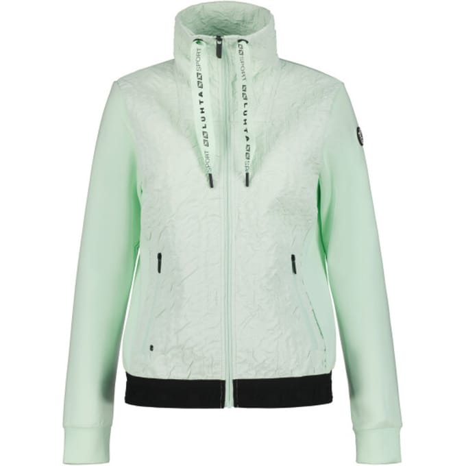 Luhta isovuori fleece sweater met rits dames -