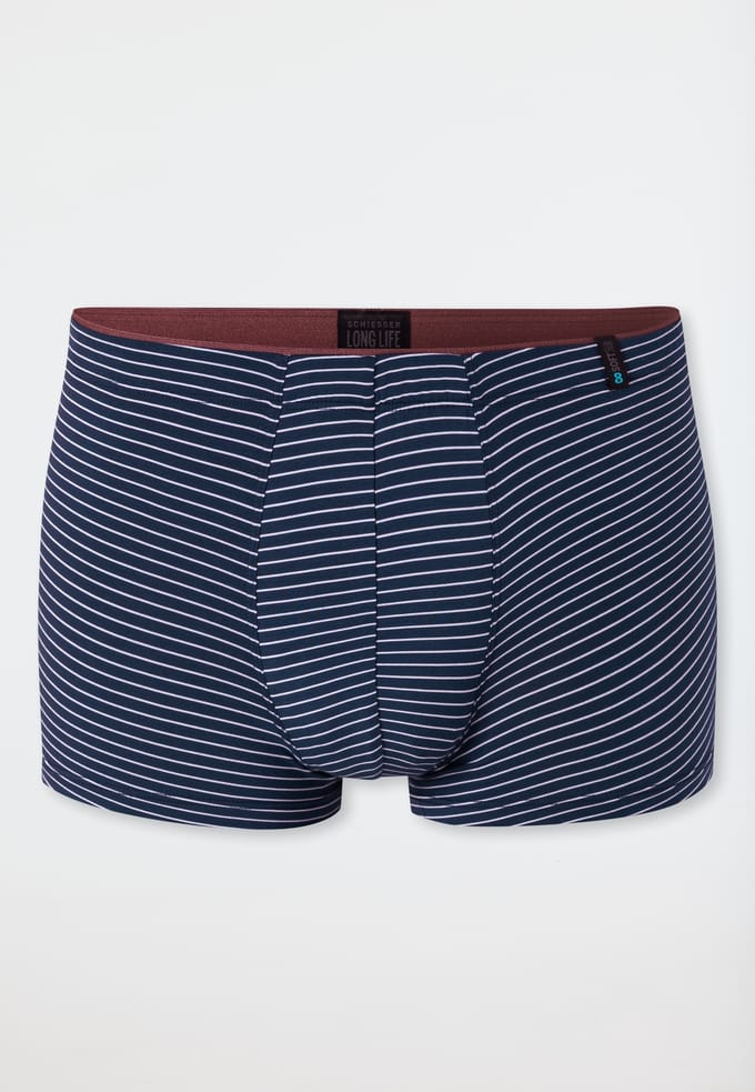 Modalvezel gestreepte short admiraal - Long Life Soft 9