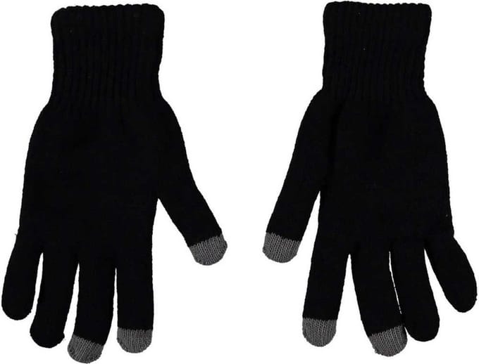 Touchscreen thermo handschoenen zwart voor heren S/M