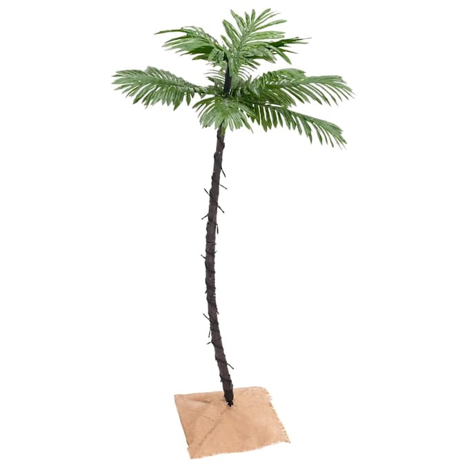 vidaXL - Palmboom - LED - 72 - LED's - warmwit - 120 - cm