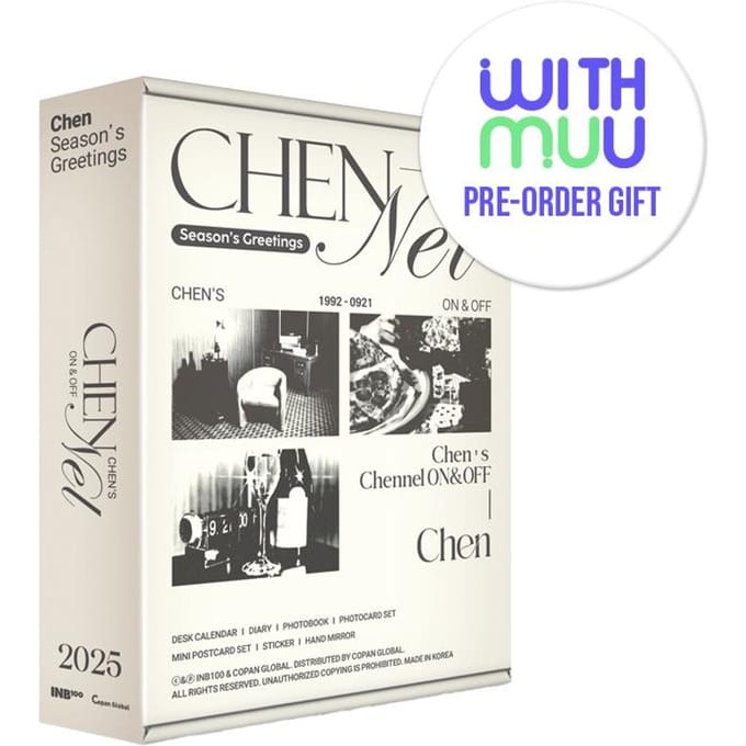 CHEN - 2025 SEIZOENSGROETEN [Chens Chennel AAN & UIT] WITHMUU POB white