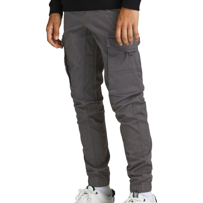 JACK & JONES- JPSTPAUL JJFLAKE 542 ASPHALT NOOS JNR - Jongens - Broek