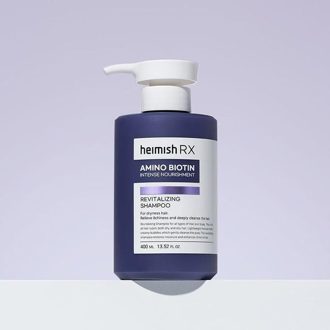 [heimish] RX Amino Biotin Revitalizing Shampoo 400ml white