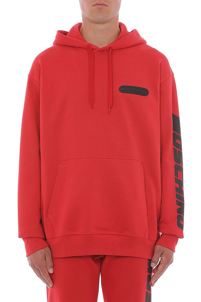 Moschino Sweatshirt Red Taglia: 48 | Felpe con cappuccio Outlet | Uomo | Rosso
