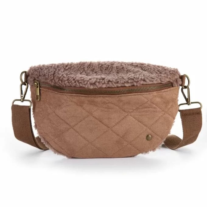 tas - heup - dames - teddy - 100 % polyester - cadeau tip - kerst