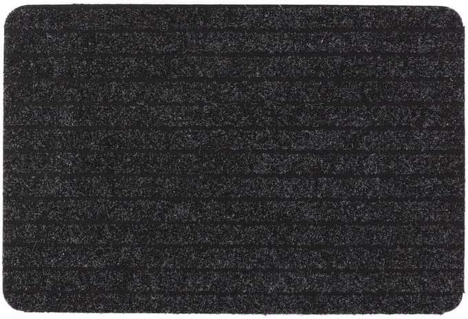 Luance Deurmat Chloe - zwart - polypropyleen/latex - 40 x 60 cm - schoonloopmat