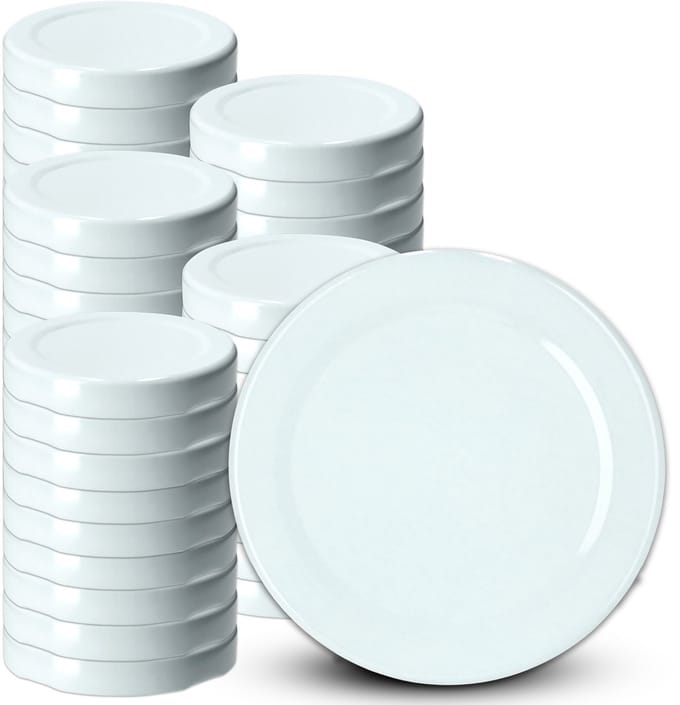 KADAX Potdeksels, dop, potten, deksel, Fi58, 50 stuks, 4-haak