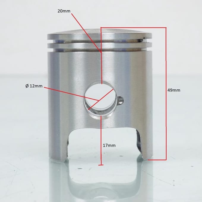 fdm motorzuiger voor derbi 50 senda motor maat a / 39.85mm / p32-1000 nieuw