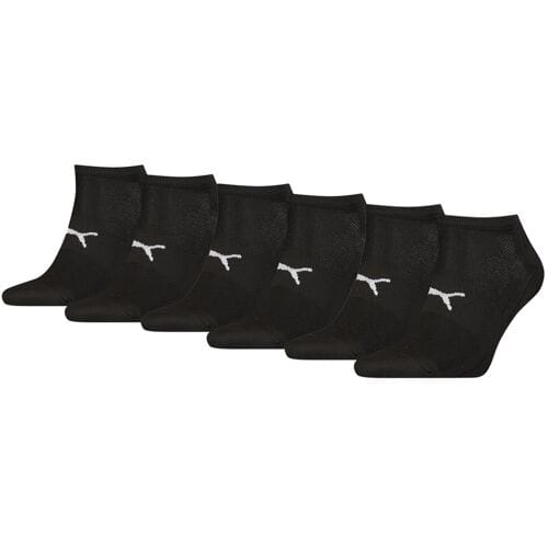 Puma Sport Sneakersokken Light 6-pack Zwart-35/38