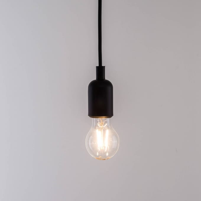 SELETTI LED hanglamp Maman zwart 14-lamps helder