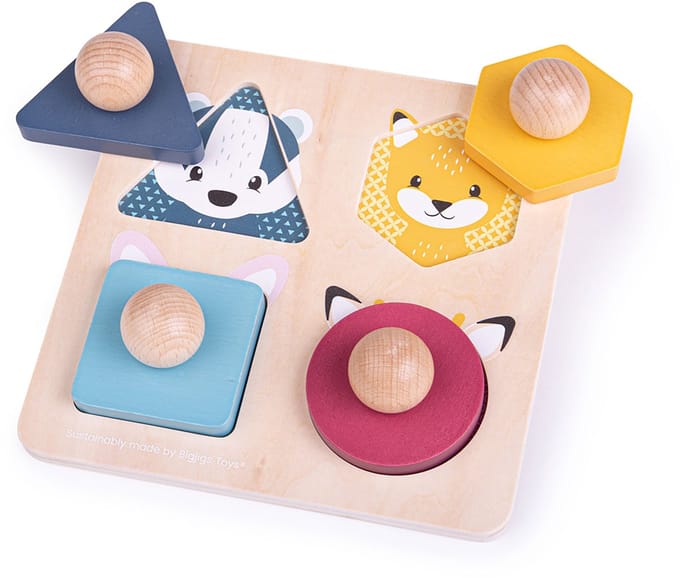 Bigjigs Stud puzzle Forest animals