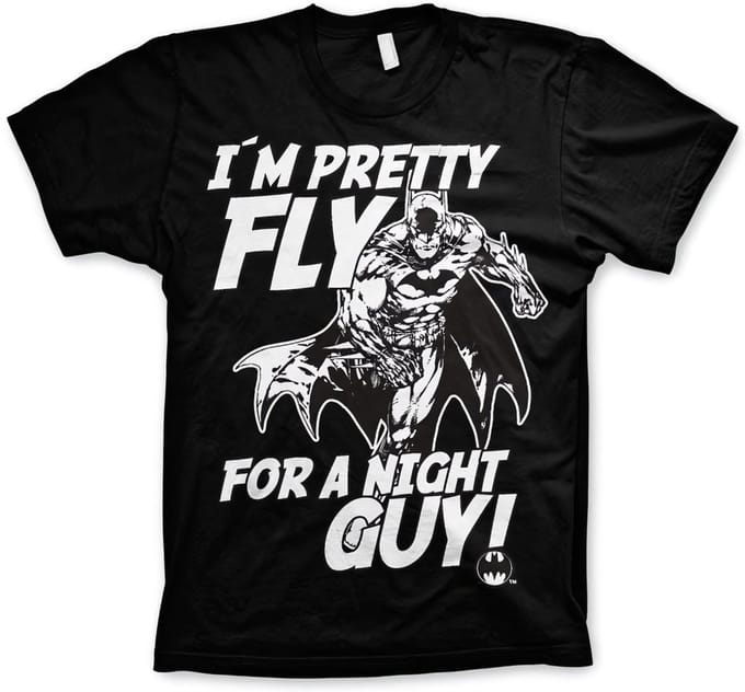Batman I'm Pretty Fly For A Night Guy – Groot, lang T-shirt WB-1-BAT017-H39-12