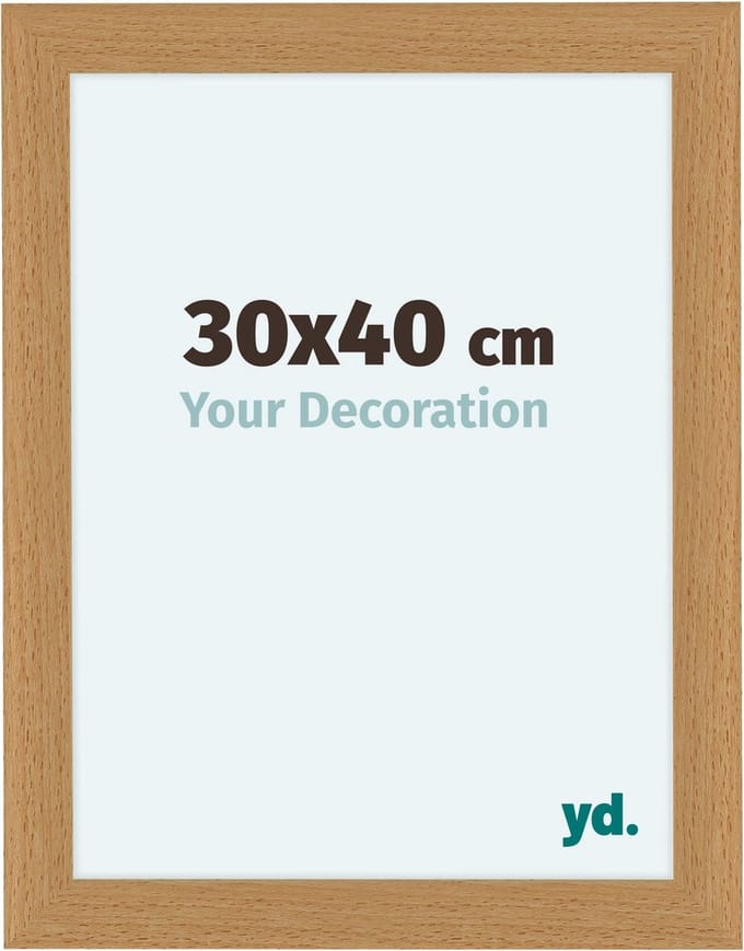 Your Decoration - Fotolijst 30x40 cm - MDF - Beuken - Como