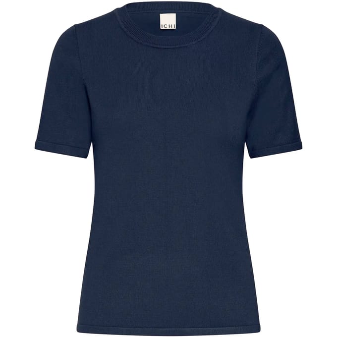ICHI - IHLULS O-NECK SS - Dames - Gebreide truien