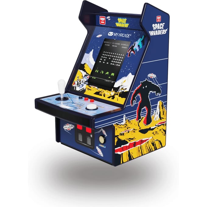 MICRO PLAYER PRO 6.7  SPACE INVADERS PORTABLE RETRO ARCADE