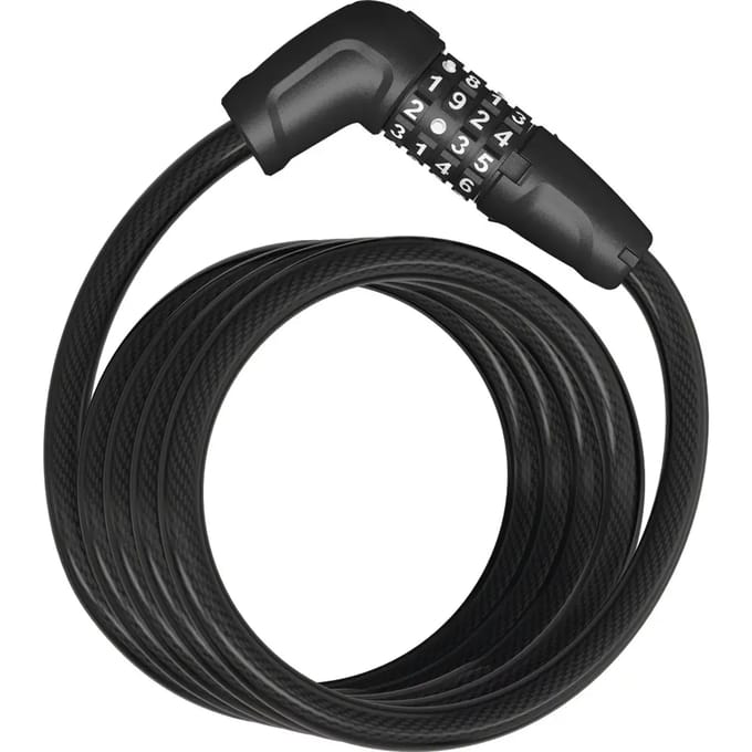ABUS KabelTresor 6512C – cijfercodeslot 180 × 12 mm, zwart
