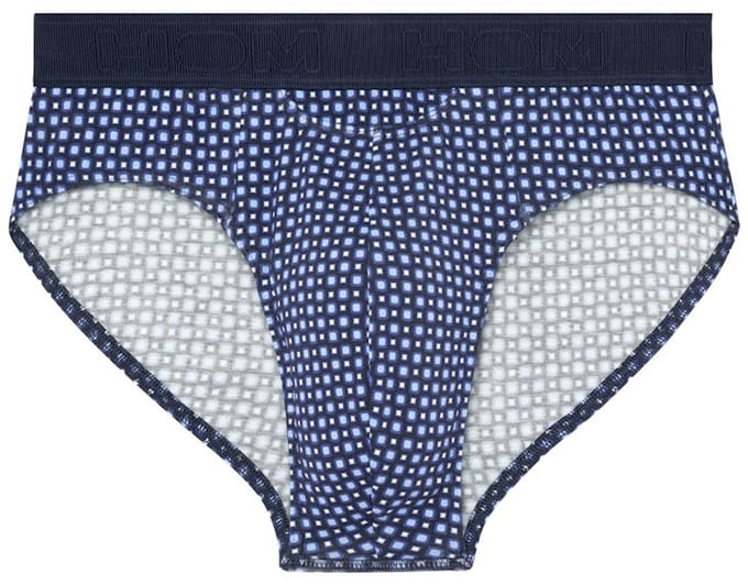 HOM - Hampton Mini Briefs H01 - Navy Print - mannen - S