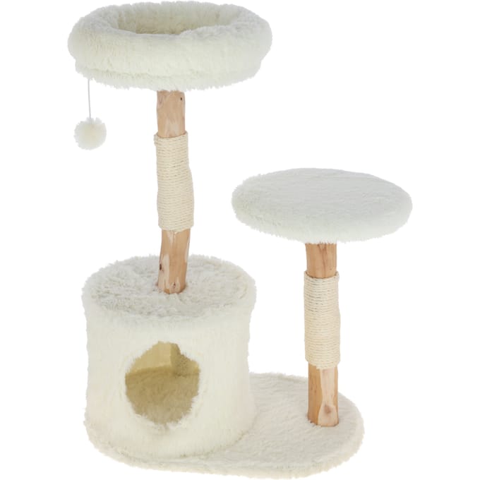 Kerbl Pet krabpaal Lucia wit voor katten