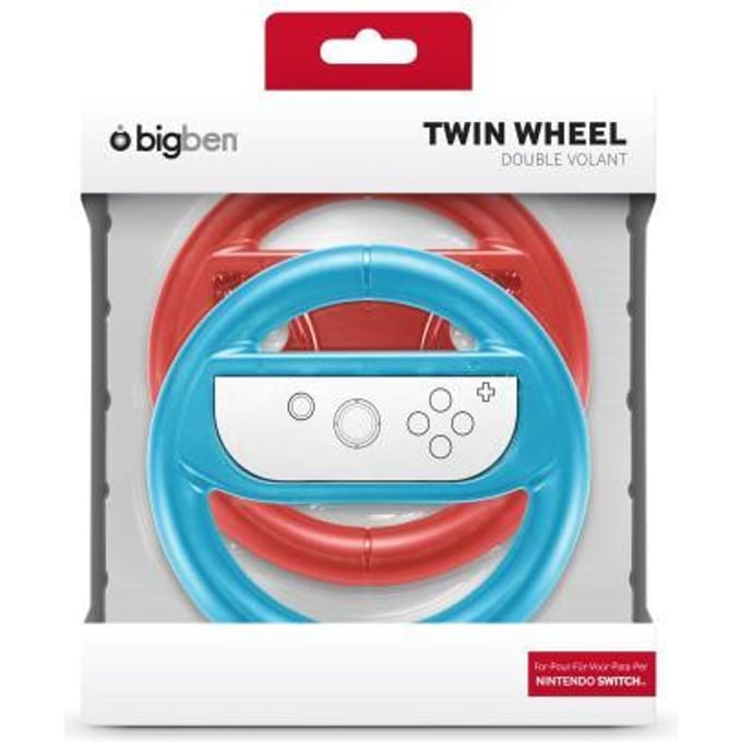 BigBen Interactive steering wheel attachment for game controller - Wheel - Nintendo Switch