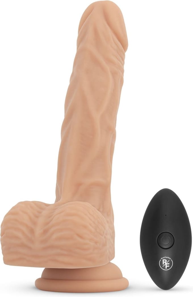 Real Fantasy - Ethan Verwarmende, Vibrerende Dildo
