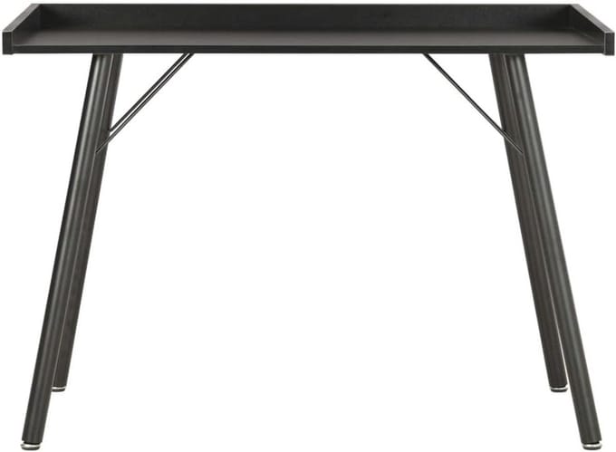 Bureau - Werkplek - Thuiswerken - Met opstaande rand - 90x50 cm - Zwart