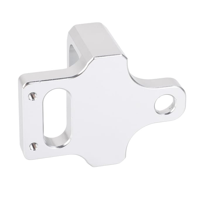 Boost Controller Solenoïde Klep Montagebeugel Aluminiumlegering 3-Poorts voor MAC Boost Controller Solenoïde Klep zilver