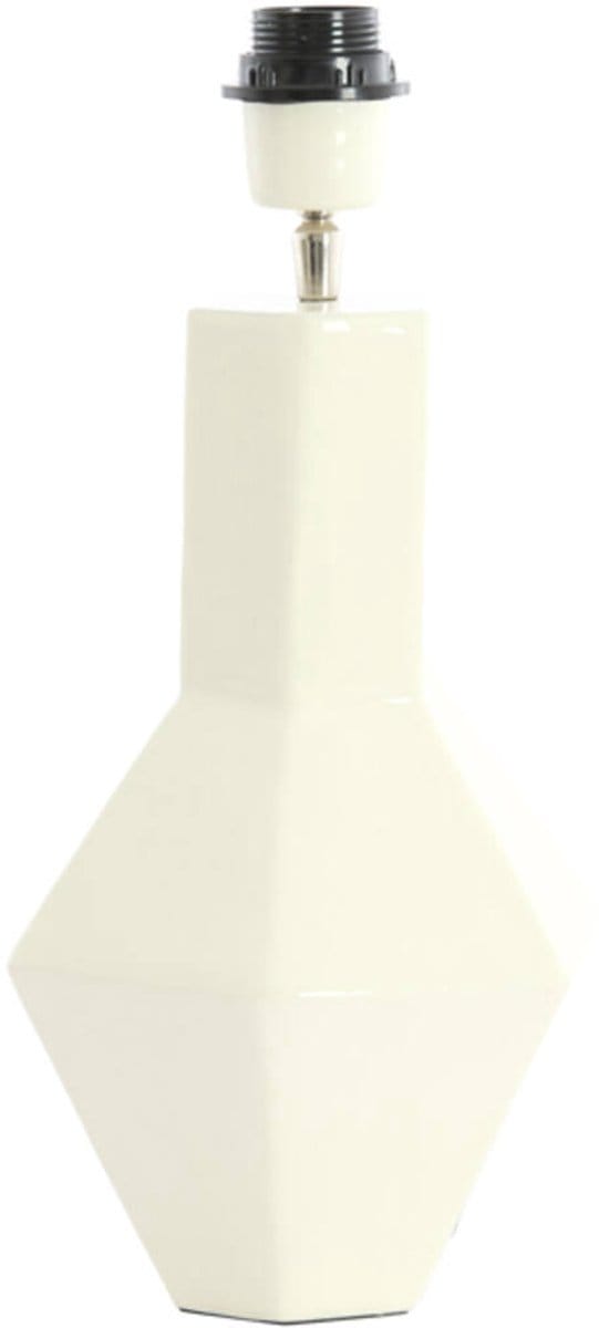 Tafellamp - crème - CALIRA - metaal - losse armatuur - E27 - 8317043 - Light & Living