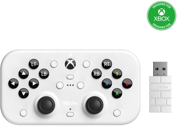 8BitDo Lite SE 2.4G - White - Wireless Controller - Microsoft Xbox One