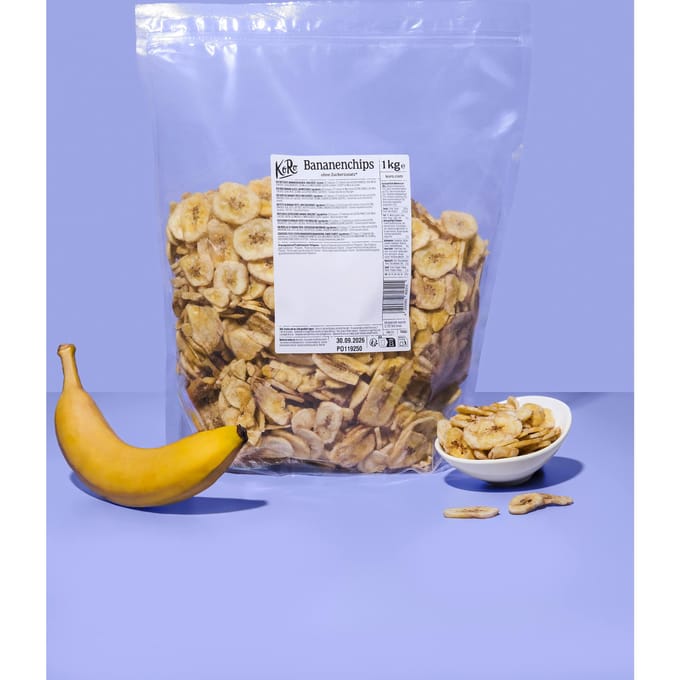 Banenenchips zonder suiker 1 kg
