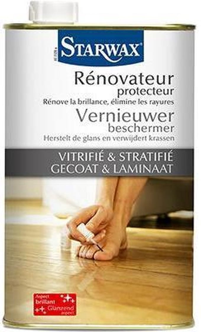 Starwax vernieuwer beschermer 'Gecoat en Laminaat' 1 L