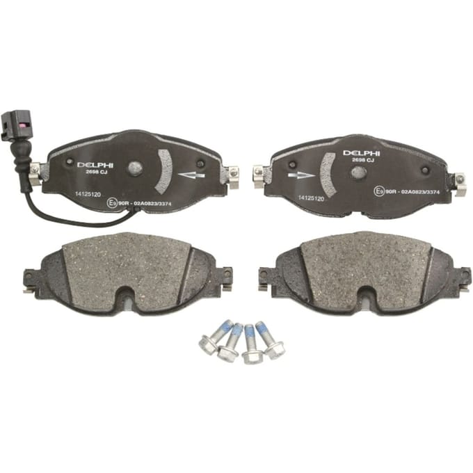 Remblokset DELPHI LP2698, voor