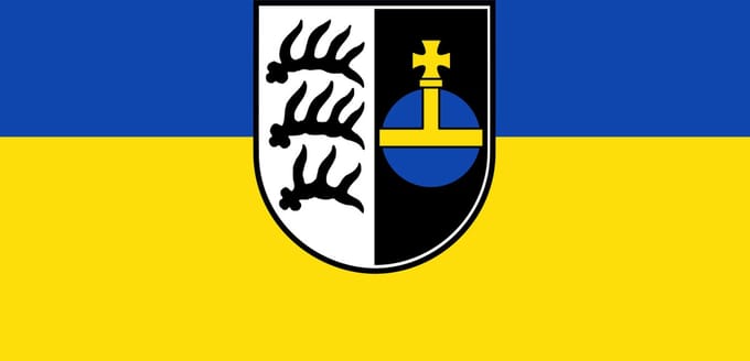 Vlag Backnang 100x150cm
